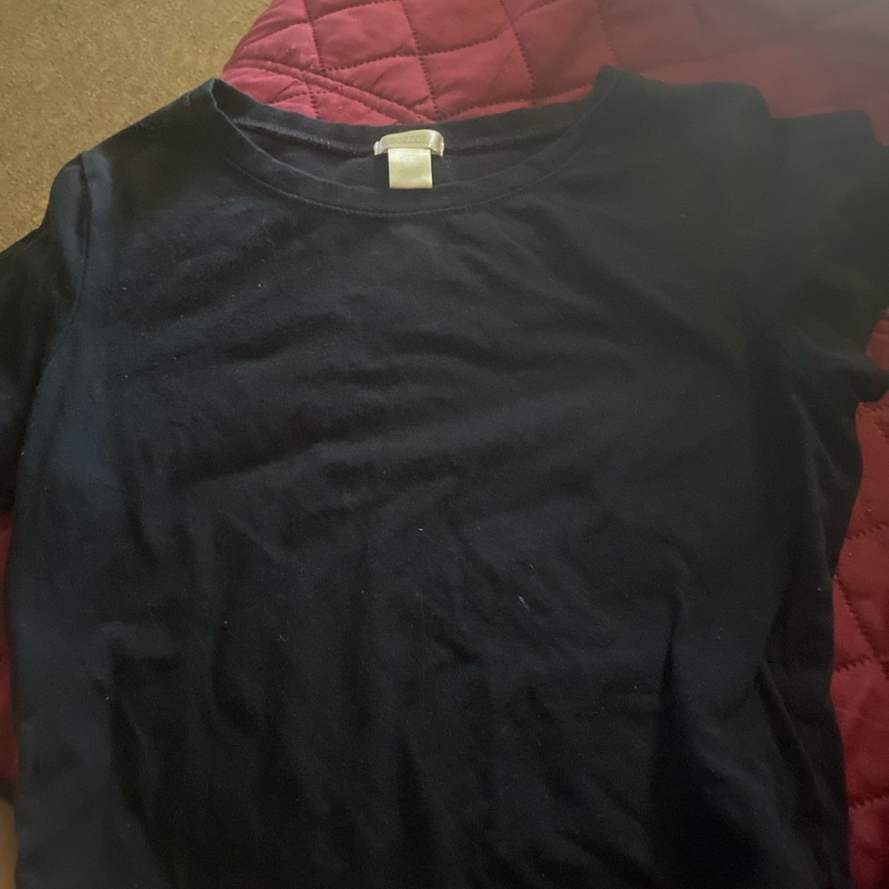 Black crop top